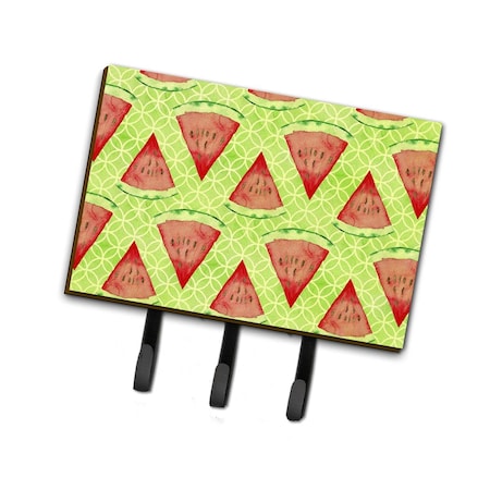 Carolines Treasures Watercolor Watermelon Leash or Key Holder, 6 x 2 x 9 in. BB7518TH68